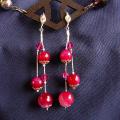 ripe berries - Earrings - beadwork
