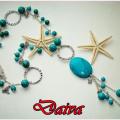 Blue necklace - Necklace - beadwork