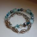 Blue :) - Bracelets - beadwork