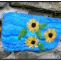 The Memoirs of Sunflowers - Handbags & wallets - felting