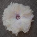 White dream - Brooches - felting