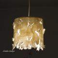 Lamp with butterflies - For interior - felting