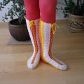 Laced socks - Socks - knitwork