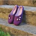 " shamrock " - Shoes & slippers - felting