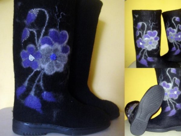 Violet gėlynėlis - Shoes & slippers