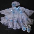 baptismal gowns - Baptism clothes - knitwork