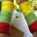 Kits " We have for Lithuania " - Wristlets - felting