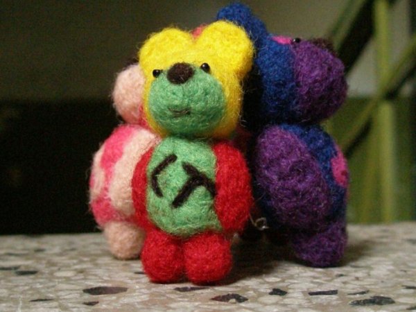 " Let's go for E " teddy bear 3