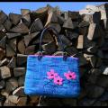 Water lilies - Handbags & wallets - felting