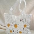 White Daisy - Handbags & wallets - needlework