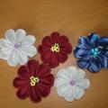 Dress fabric flowers - Accessory - sewing