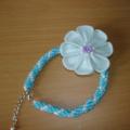 Tow bracelet " sky blue " - Bracelets - beadwork