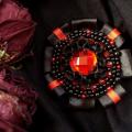 Red Night - Brooches - beadwork