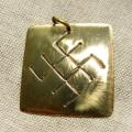 Swastika pendant - Metal products - making