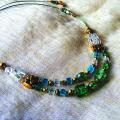 necklace " Emerald " - Necklace - beadwork