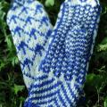 Blue widgets gloves - Gloves & mittens - knitwork