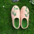 peachy tapkiukai - Shoes & slippers - felting