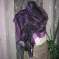 purple - Wraps & cloaks - felting