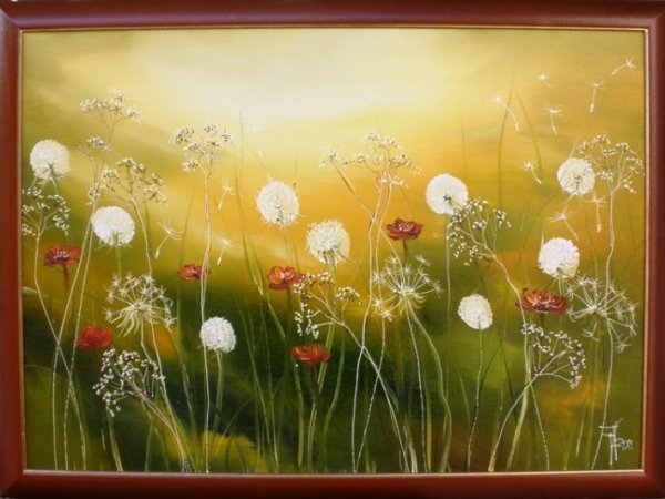 It is sweet and good ... - Oil painting