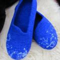Just blue - Shoes & slippers - felting