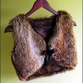 Short fur vest - Blouses & jackets - sewing