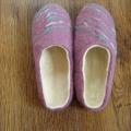 violet tapkutes - Shoes & slippers - felting