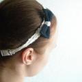 Hair band with ribbon - Accessory - sewing