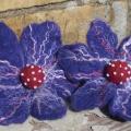 Attaching elastic to the hair - Hair accessories - felting