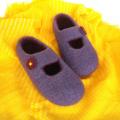 Shoes with buttons - Shoes & slippers - felting