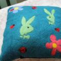 Playboy cushion - Blankets & pillows - felting