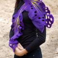 Modern violet - Wraps & cloaks - felting