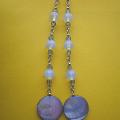 141st Opalit pearl. - Earrings - beadwork