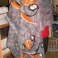 melandzinis gray scarf - Scarves & shawls - knitwork