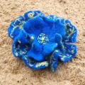 Blue flower - Flowers - felting