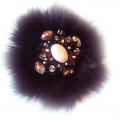 Raven wing - Brooches - beadwork