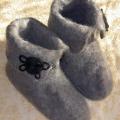 gray high - Shoes & slippers - felting