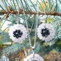 Set crocheted - Earrings - needlework