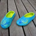 Wave silk - Shoes & slippers - felting