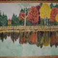 Autumn - Batik - drawing