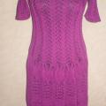 purple dress - Dresses - knitwork