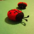Ladybugs and Christmas :) - Accessories - felting