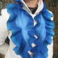 Turquoise shades - Wraps & cloaks - felting