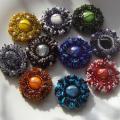 Patchwork - Brooches - beadwork