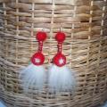 Christmas and not only :) - Earrings - felting