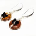 Butterflies - Earrings - beadwork
