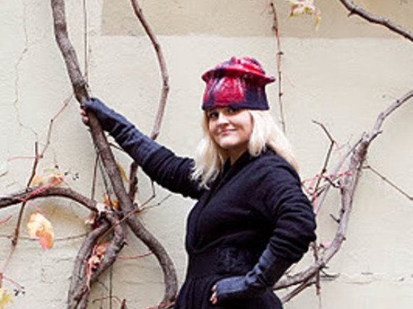 Felted merino wool hat - Hats