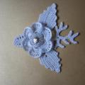 Crocheted brooch - Brooches - needlework