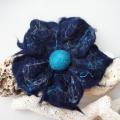 The autumn sky - Flowers - felting