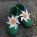 Summer meadows remember :) - Shoes & slippers - felting
