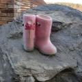 Girl veltinukai - Shoes & slippers - felting